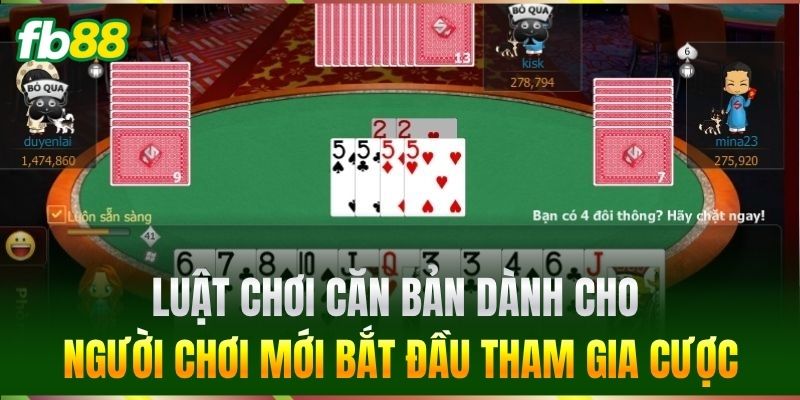 Luật chơi căn bản dành cho người chơi mới bắt đầu tham gia cược