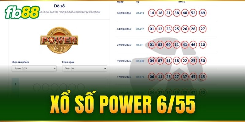 xo so power 6 55